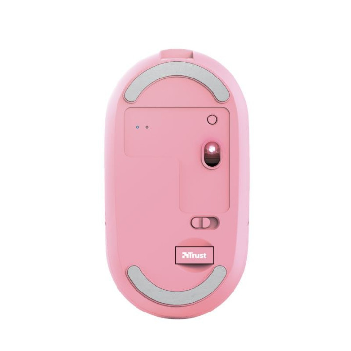 Raton Trust Puck Recargable Wireless Bluetooh Pink | InfoChen