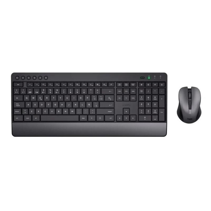 Teclado + Raton Trust Trezo Wireless Black Eco | InfoChen