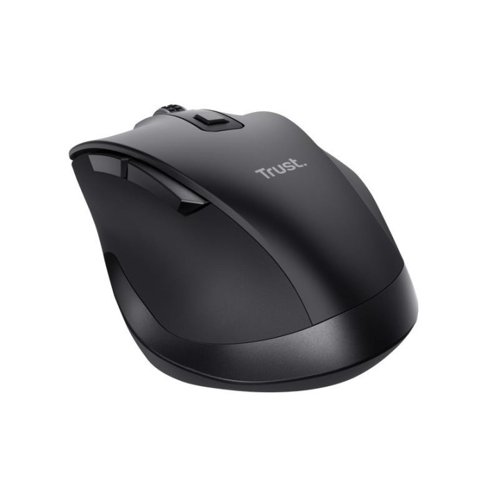 Raton Trust Fyda Comfort Ergonomico Eco Wireless Black | InfoChen