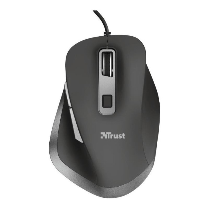 Raton Trust Fyda Wired Comfort Ergonomico Eco USB Black |