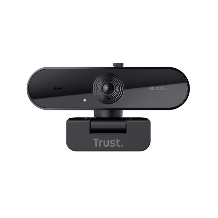 Webcam Trust TW-200 Full HD 1080P USB Black | InfoChen Canarias