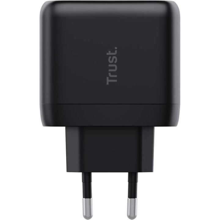 Cargador Trust Maxo USB-C 65W 2M Black | InfoChen Canarias