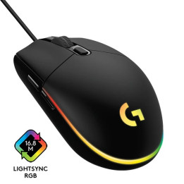Raton Logitech G102 Lightsync RGB USB Black | InfoChen Canarias
