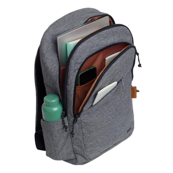 Mochila Trust Avana Eco 16 Grey | InfoChen Canarias
