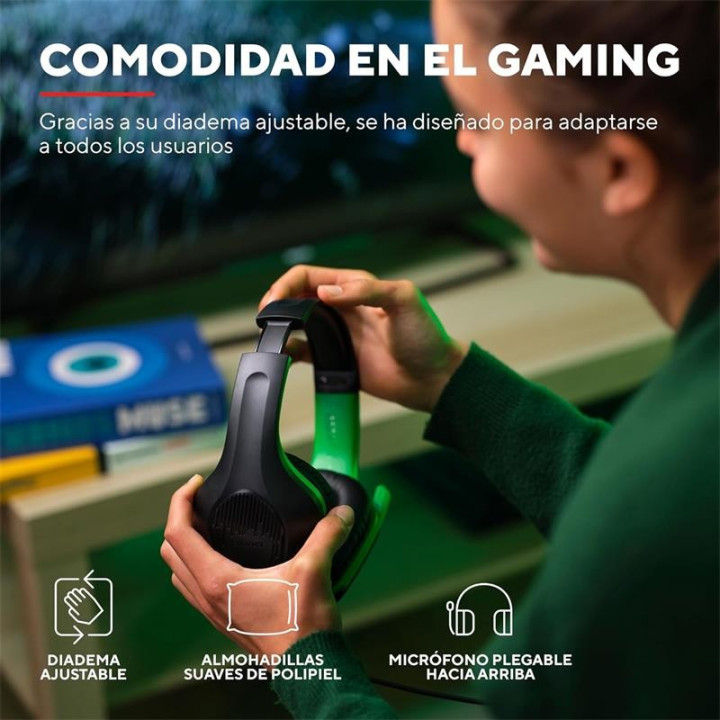 Auriculares + Microfono Trust Gaming Gxt 415X Zirox Multi Headset