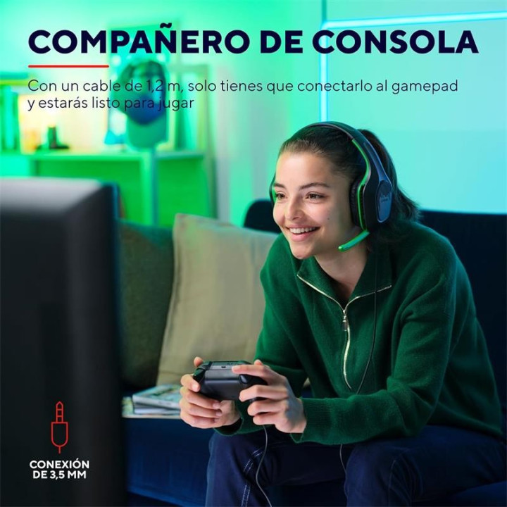 Auriculares + Microfono Trust Gaming Gxt 415X Zirox Multi Headset