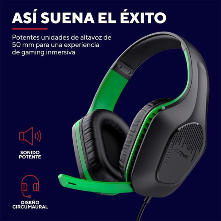 Auriculares + Microfono Trust Gaming Gxt 415X Zirox Multi Headset