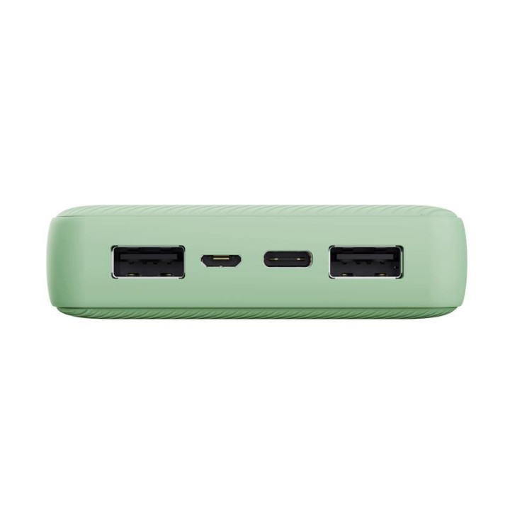 Powerbank Trust Primo 20000MAH USB + USB-C 2A Green | InfoChen