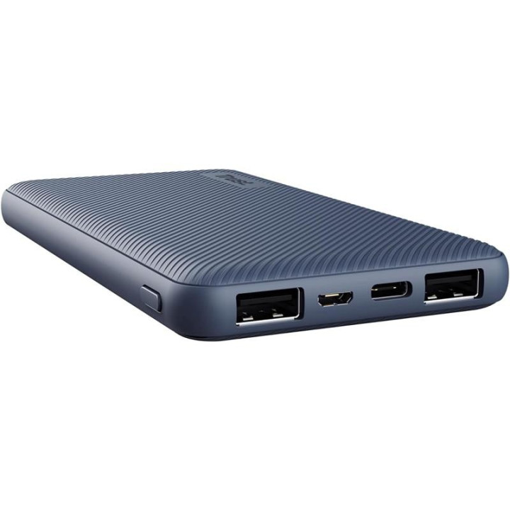 Powerbank Trust Primo Slim 10000MAH X2 USB-A + USB-C + Micro-USB
