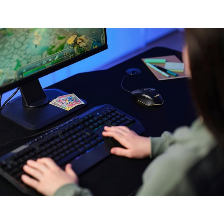 Raton Trust Gaming Gxt 109 Felox RGB USB 6400DPI 6 Botones Black
