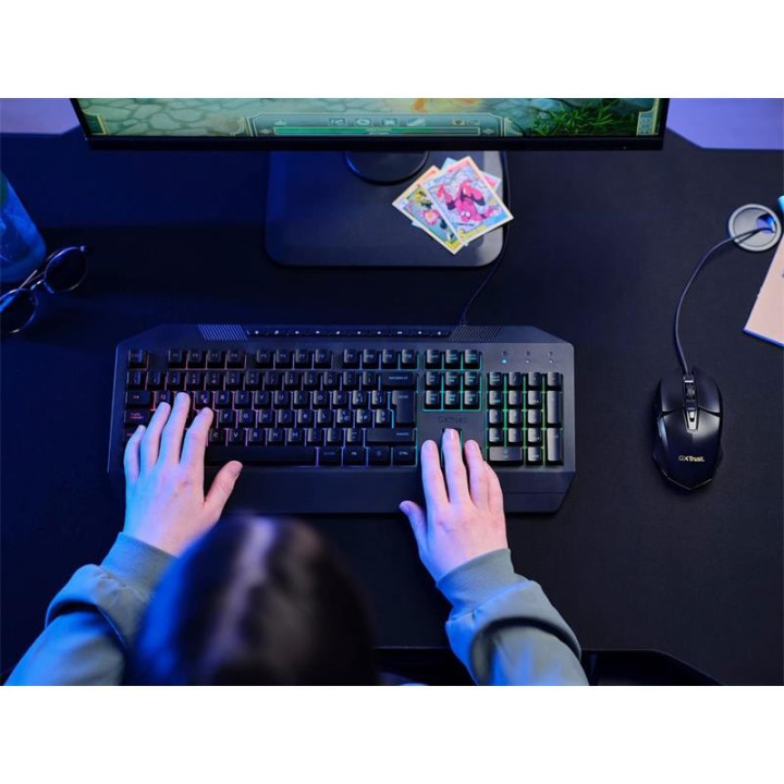 Raton Trust Gaming Gxt 109 Felox RGB USB 6400DPI 6 Botones Black
