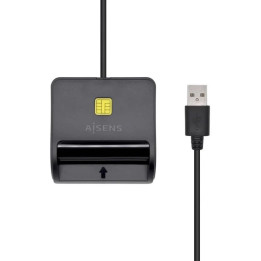 Lector De Tarjetas Dnie Aisens Dni USB 2.0 Black | InfoChen