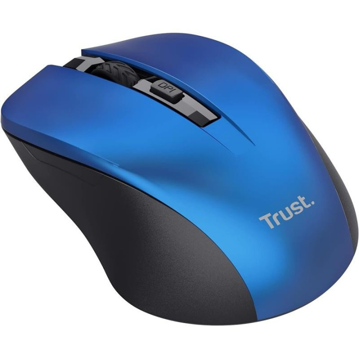 Raton Trust Mydo Silent Click Wireless Blue | InfoChen Canarias