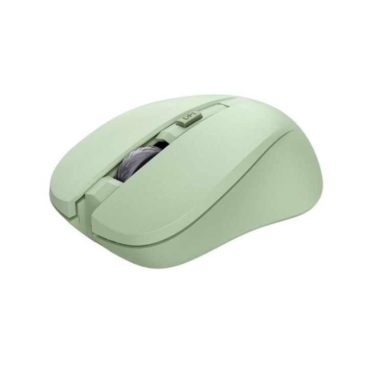 Raton Trust Mydo Silent Click Wireless Green | InfoChen Canarias