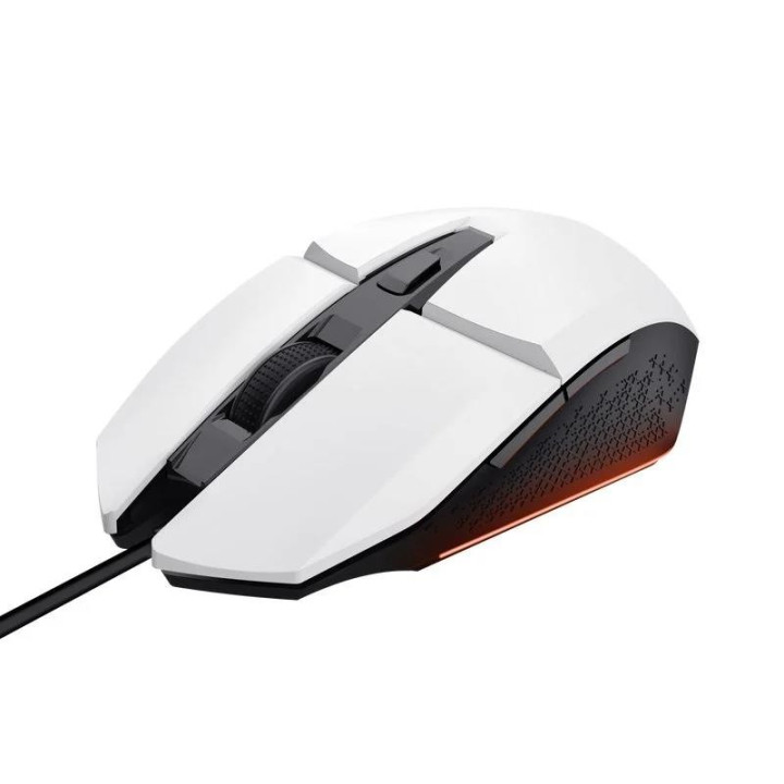 Raton Trust Gaming Gxt 109W Felox RGB USB 6400DPI 6 Botones White