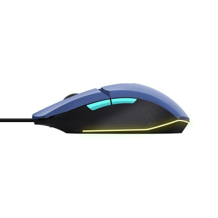 Raton Trust Gaming Gxt 109B Felox RGB USB 6400DPI 6 Botones Blue
