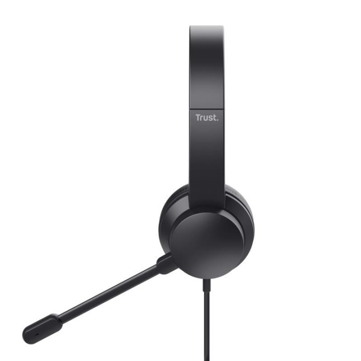 Auriculares + Microfono Trust Ayda Headset PC USB Black |
