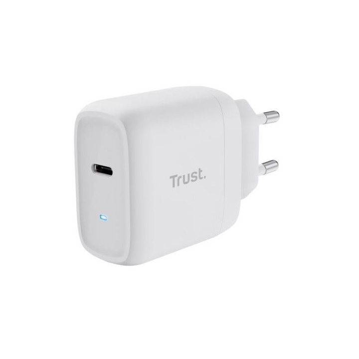 Cargador Trust Maxo USB-C 45W 2M White | InfoChen Canarias