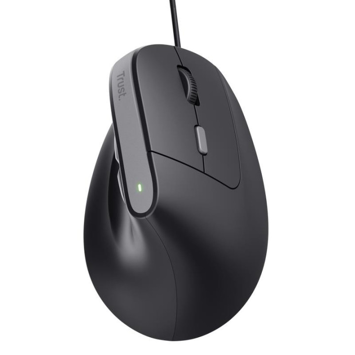 Raton Trust Bayo Ii Ergonomico 2400 Dpi USB Black | InfoChen
