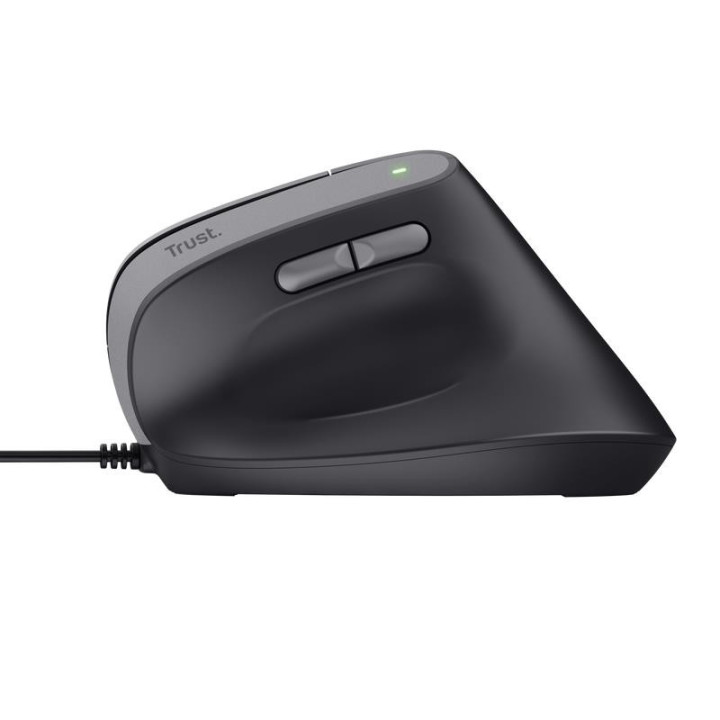 Raton Trust Bayo Ii Ergonomico 2400 Dpi USB Black | InfoChen