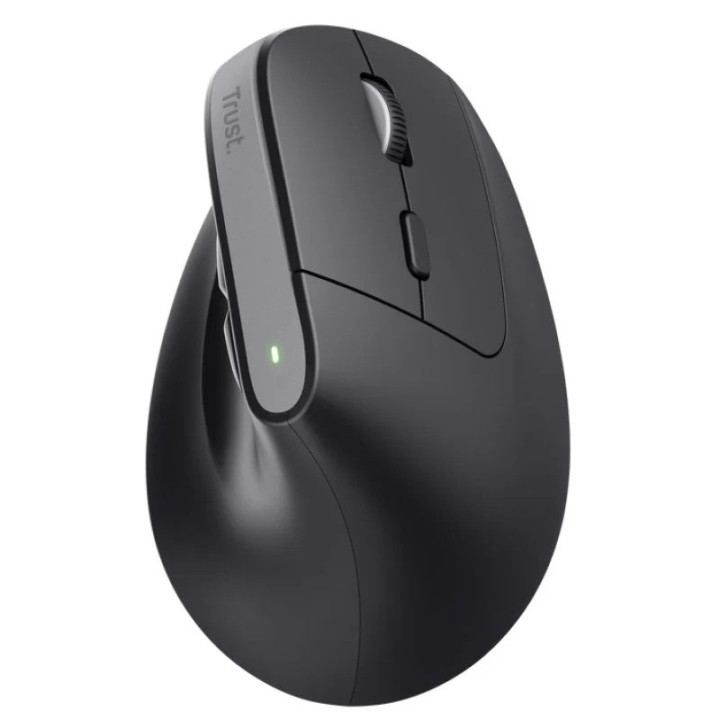 Raton Trust Bayo+ Ergonomico 2400 Dpi Wireless Black | InfoChen