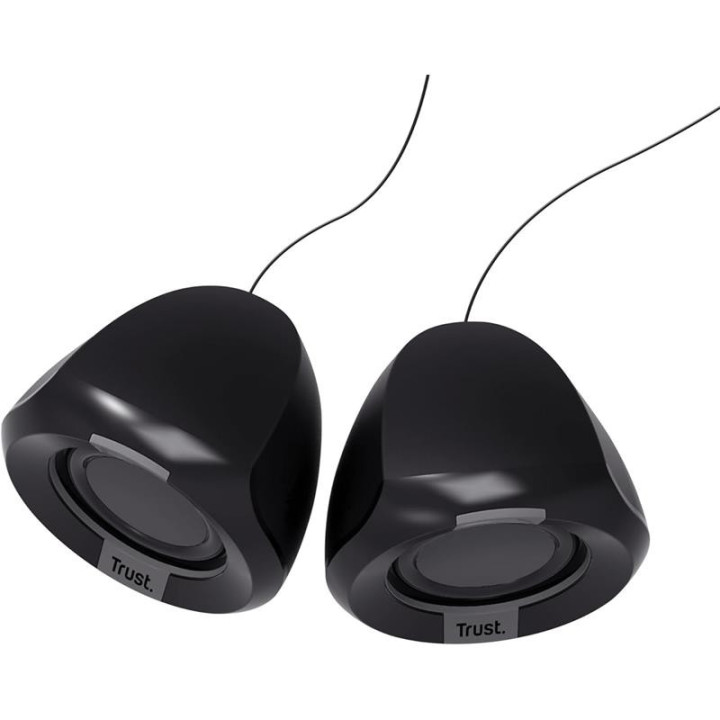 Altavoces Trust Polo USB 2.0 Black | InfoChen Canarias