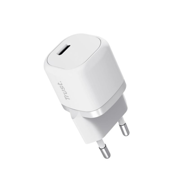 Cargador Trust Maxo USB-C Pd 20W White | InfoChen Canarias