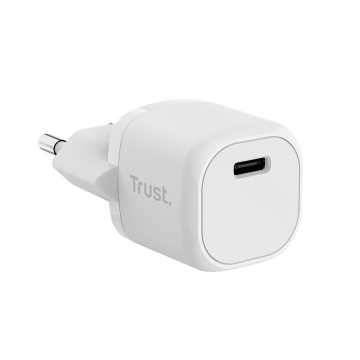 Cargador Trust Maxo USB-C Pd 20W White | InfoChen Canarias