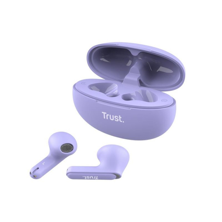Auriculares Trust Yavi Earphones Enc Bluetooth Wireless Purple |