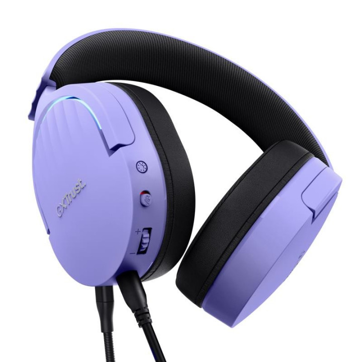 Auriculares + Microfono Trust Gaming RGB Gxt 490P Fayzo Headset