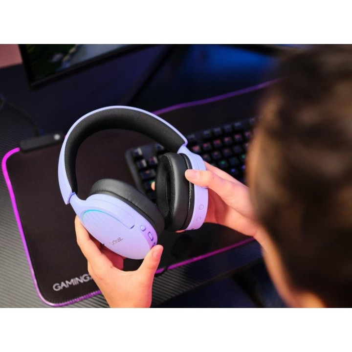 Auriculares + Microfono Trust Gaming RGB Gxt 491P Fayzo Headset