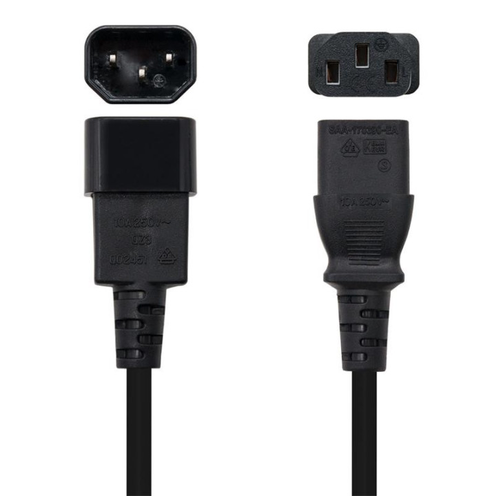 Cable Alimentacion C13/H-C14/M 5M | InfoChen Canarias