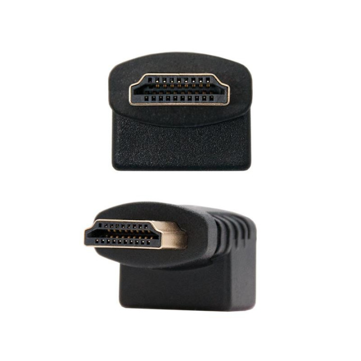 Adaptador Nanocable HDMI V1.3 Acodado A/h-A/m | InfoChen Canarias