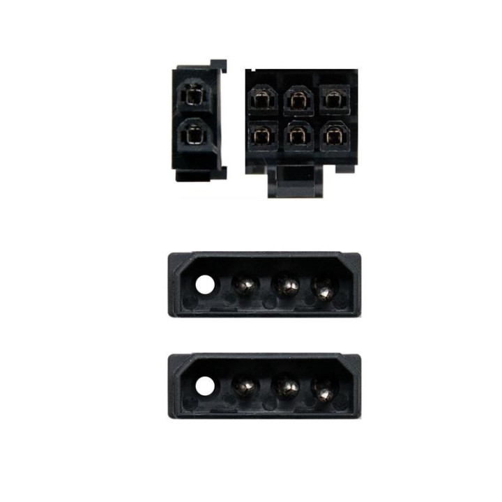 Cable Alimentacion Tarjeta Grafica Nanocable X2 Molex/m - 6+2