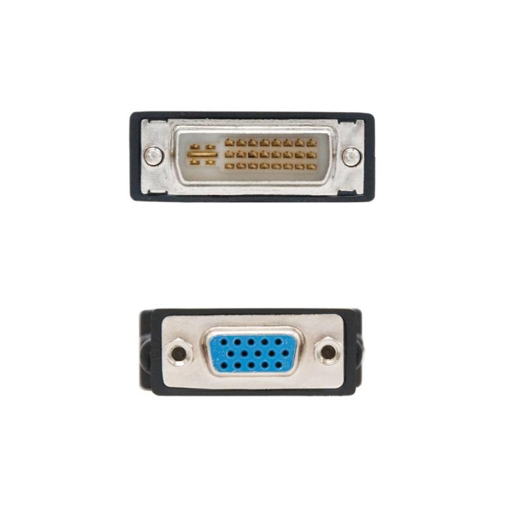 Adaptador DVI 24+5/M - VGA HDB15/H Nanocable | InfoChen Canarias