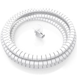 Organizador De Cable Aisens Flexible 25MM 2M White | InfoChen