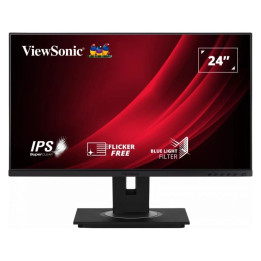 Monitor Viewsonic 24 IPS Multim Ergonomico VGA HDMI DP USB 5YR