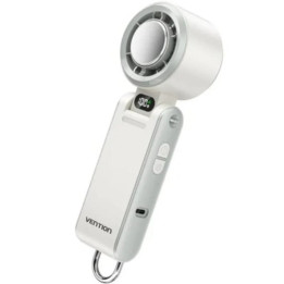 Ventilador De Mano Vention 100 Velocidades White | InfoChen