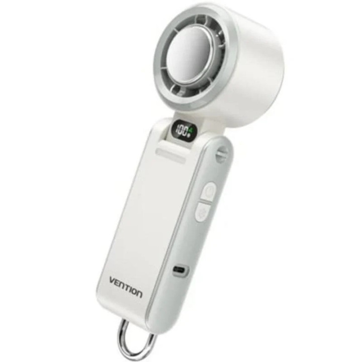 Ventilador De Mano Vention 100 Velocidades White | InfoChen