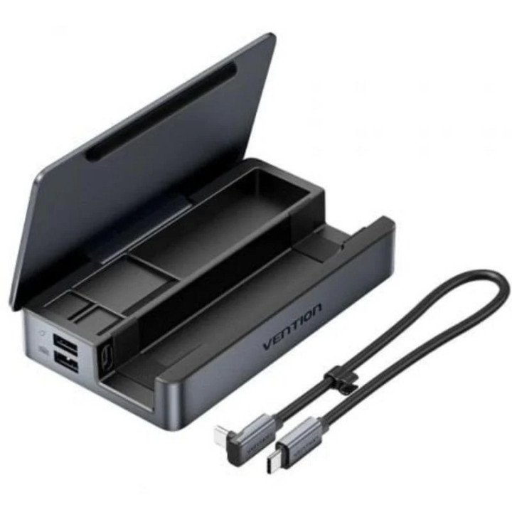 Docking USB-C Para Steam Deck/switch Vention 2X HDMI 4K/3X