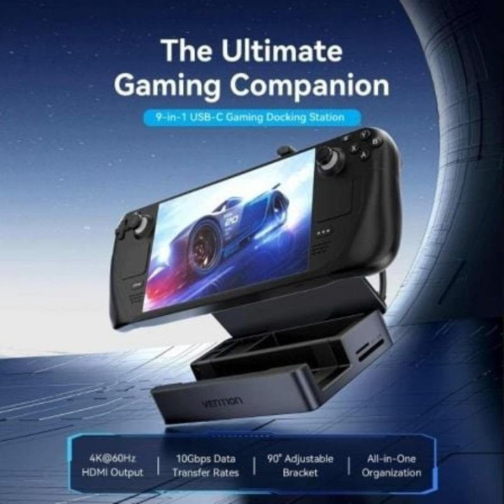 Docking USB-C Para Steam Deck/switch Vention 2X HDMI 4K/3X