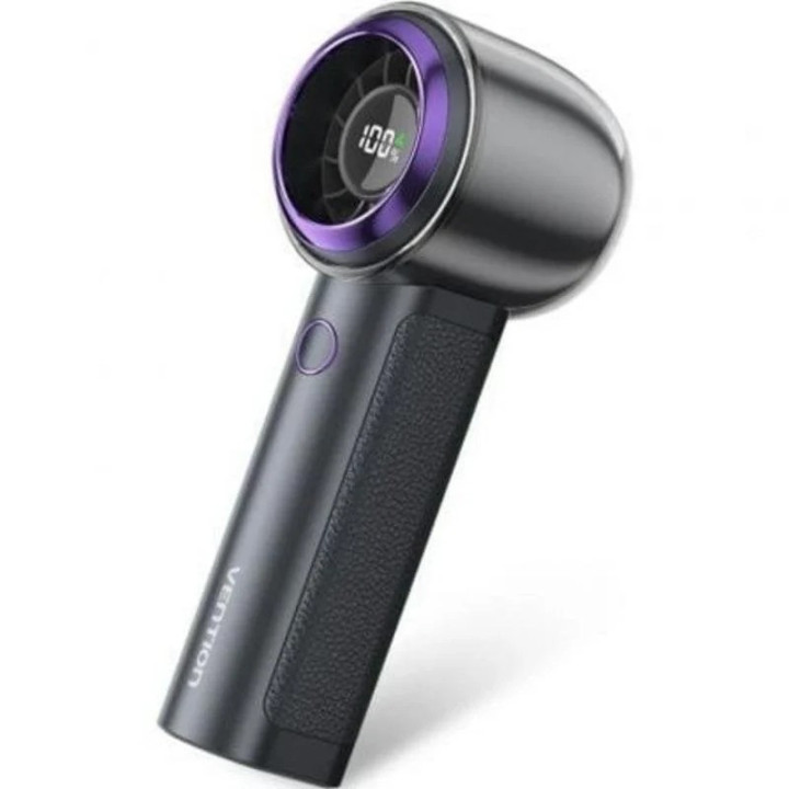 Ventilador De Mano Vention 4 Velocidades Black | InfoChen