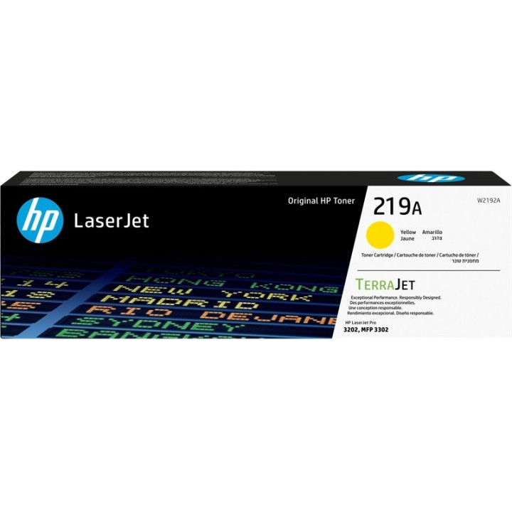 Toner HP W2192A 219A Yellow | InfoChen Canarias